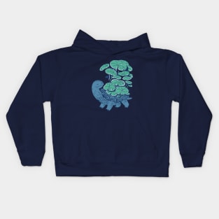 mythical water turtle Kids Hoodie